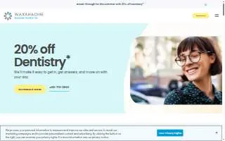 Waxahachie Modern Dentistry website