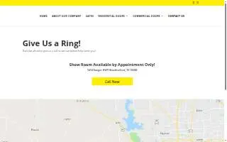 Clark's Garage Doors LLC website