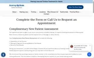 Hearing and Brain Centers of America - Weatherford website