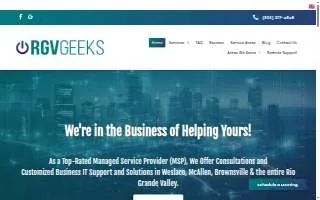 RGV Geeks website