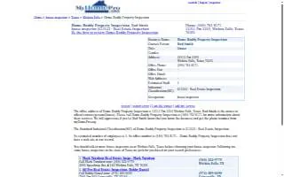 Home Buddy Property Inspection website