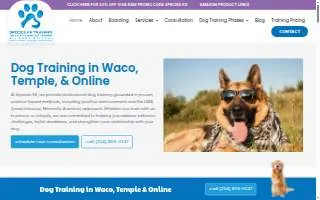 Species K9 Dog Training website