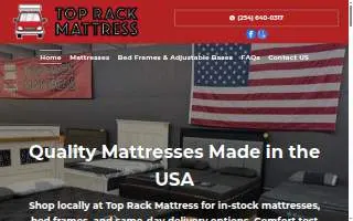 Top Rack Mattress website