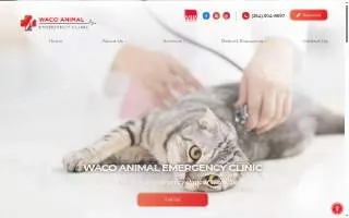 Waco Animal Emergency Clinic website