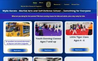 Wylie Karate website