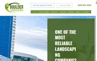 Boulder Landscaping website