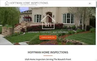 Hoffman Home Inspections website