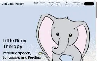 Little Bites Therapy website