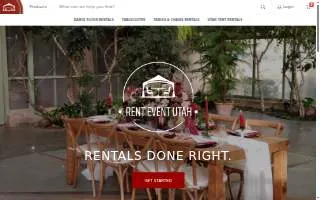Rent Event Utah of Bluffdale website