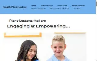 Bountiful Music Academy website