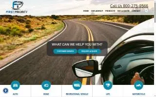 First Priority Insurance of Bountiful website