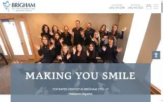 Brigham City Smiles website