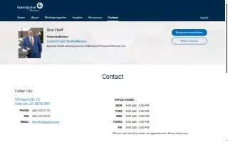 Ben Huff - Financial Advisor, Ameriprise Financial Services, LLC website