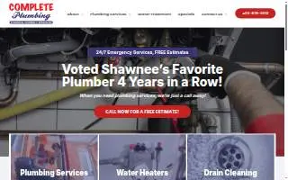 Complete Plumbing Services of Cedar City website