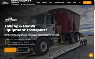 Ladds Towing & Heavy Duty Semi Tow Trucks - Equipment Transport website