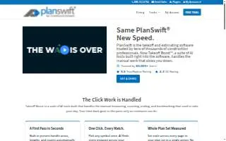 PlanSwift website