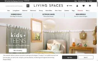 Living Spaces of Clearfield website