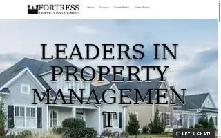 Fortress Property Management website