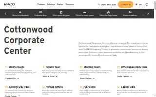 Cottonwood Corporate Center website
