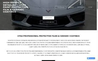 High Profile Detailing website
