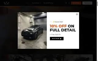 King Mobile Detailing website