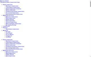 Brighton Home Inspections of Harrisville website