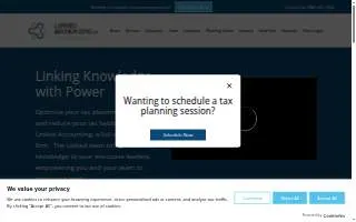 Linked Accounting of Harrisville website
