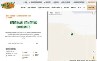 College Hunks Moving website