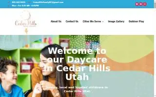 Cedar Hills Family Daycare website