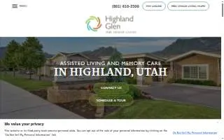 Highland Glen website