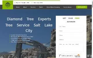 Diamond Tree Experts website