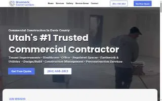 Bluemark Construction website