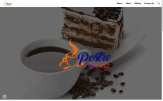 Postre Cafe website