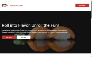 Sakura Sushi website