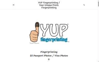 YUP Fingerprinting Lehi website