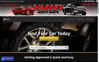Valley Motors website