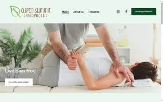 Aspen Summit Chiropractic website