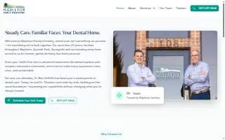 Mapleton Family Dentistry website