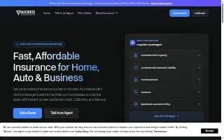 Alcreo Insurance website
