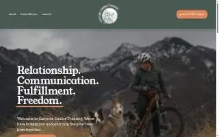 Canyons Canine Training of Midvale website