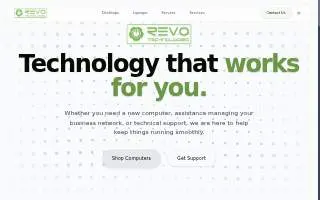 Revo Technologies website