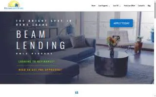 Beam Lending website