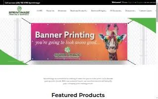 SprintImage website