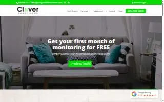 Clover Smart Home website