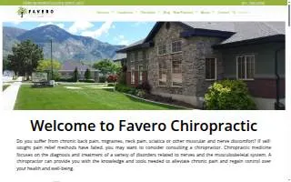 Favero Chiropractic of North Ogden website