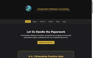 Immigration Pathways Consulting LLC website