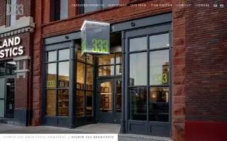 Studio 333 Architects website