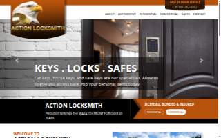 Action Locksmith STOREFRONT with 24 HOUR MOBILE SERVICE
