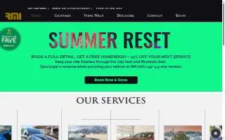 Rmi Auto Detail Ogden website