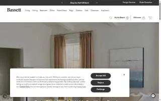 Bassett Furniture of Orem website